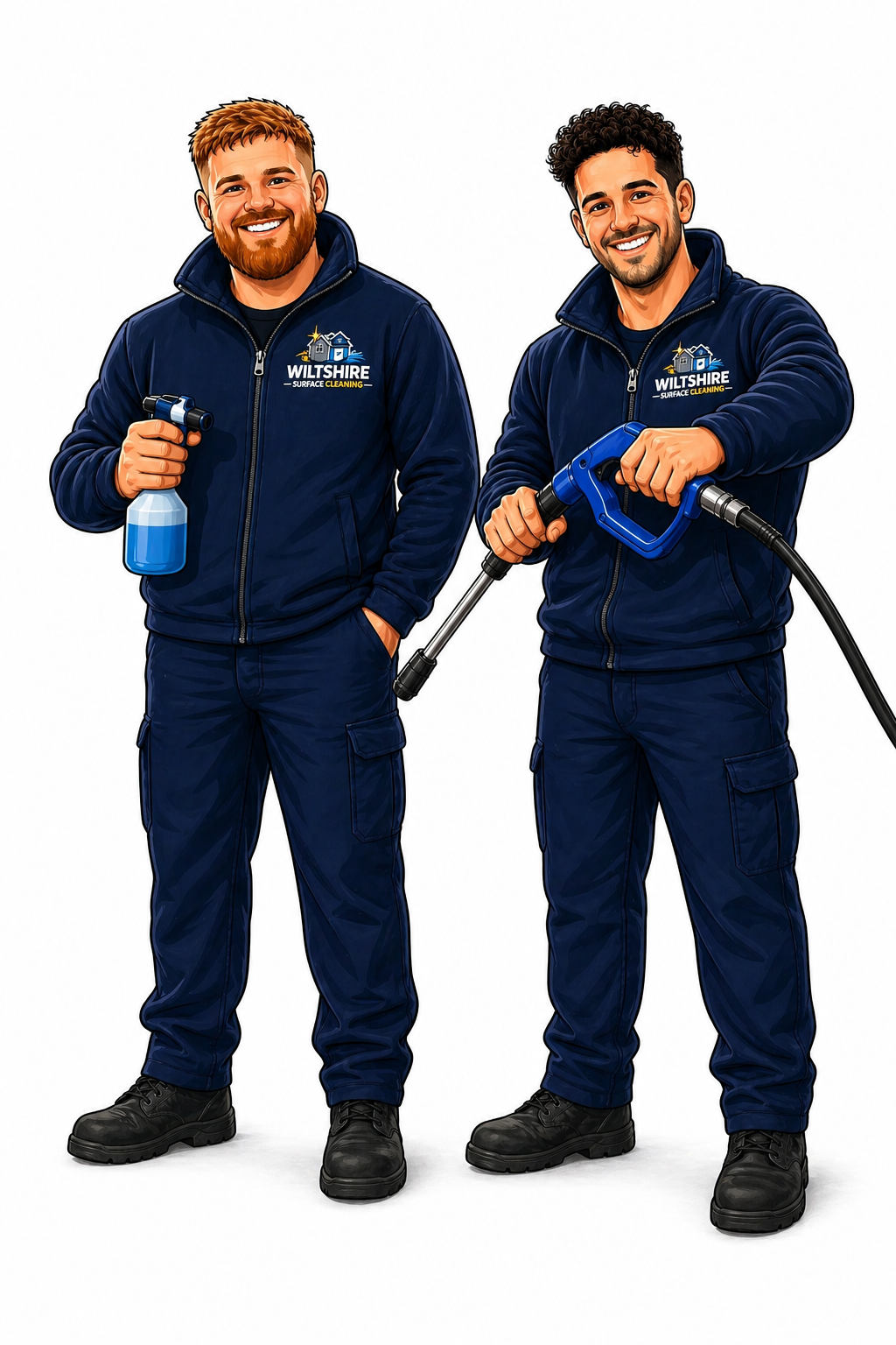The Wiltshire Surface Cleaning team — your local exterior cleaning specialists